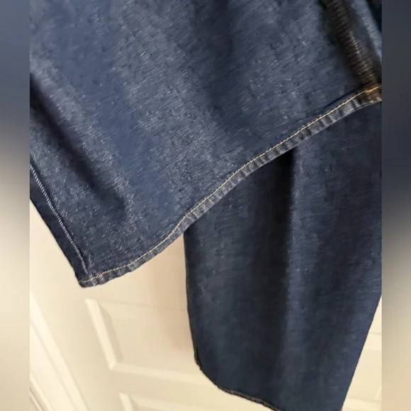NWOT BDG Classic Blue Denim wide leg Jeans in dark wash - Picture 4 of 8